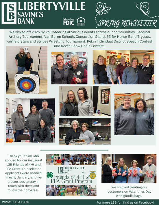 Spring Newsletter Page 1